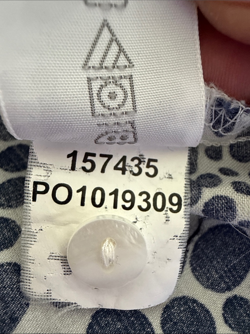 Foxcroft Wrinkle Free Fitted Fit Button-Down Shirt - Picture 10 of 10